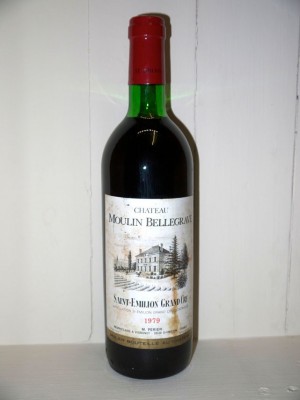 Grands vins Saint-Estèphe Château Moulin de Bellegrave 1979