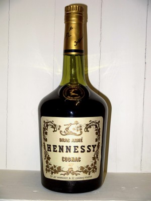 Cognac millesime Magnum Cognac Hennessy Bras Armé circa 1970