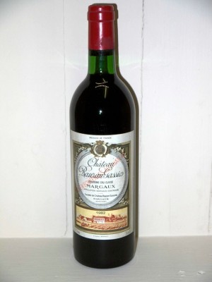 Grands vins Autres appellations de Bordeaux Château Rauzan-Gassies 1982