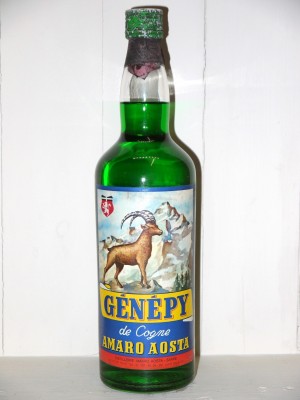 Liqueur millesime Génépy de Cogne Amaro Aosta Années 60