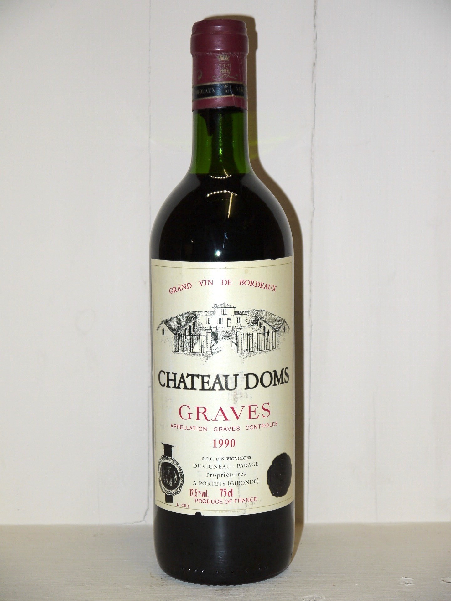 Grand Vin du Château de Portets Graves Rouge 2018 - Prix par