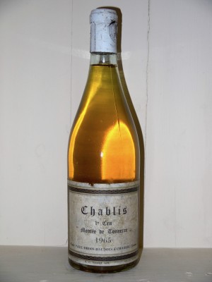 Vins anciens Chablis Chablis 1er Cru 1965 "Montée de Tonnerre" Paul Droin-Baudoin