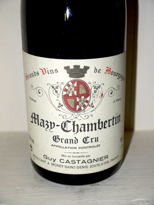 Mazy-Chambertin Grand Cru 1998 Domaine Castagnier - great wine