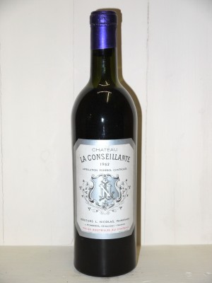 Grands vins Pomerol - Lalande de Pomerol Château La Conseillante 1962