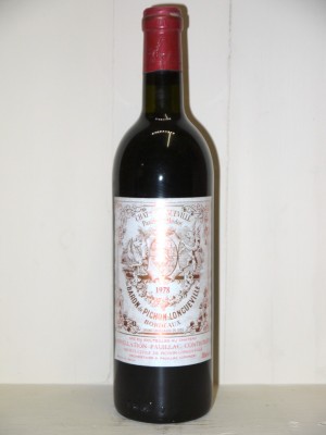 Vins grands crus Pauillac Château Pichon Longueville Baron de Pichon-Longuevile 1978