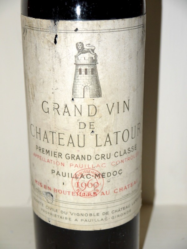 Château latour 1960 - great wine Bottles in Paradise | Au Droit de