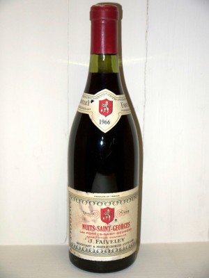 Grands vins Vosne-Romanée Nuits-Saint-Georges 1er cru Les Porets 1966 Domaine Faiveley