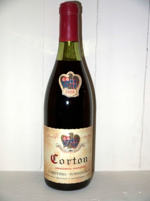 Grands vins Aloxe Corton Corton 1966 Maison Capitain-Gagnerot