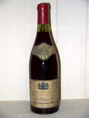 Vins de collection Vallée du Rhône Hermitage "La Chapelle" 1949 Paul Jaboulet Ainé
