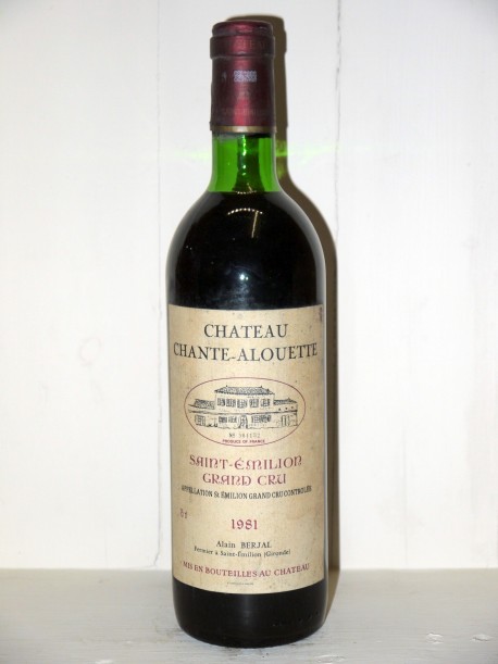 Château Chante-Alouette 1981