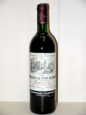 Grands vins Margaux Château La Tour de Mons 1989