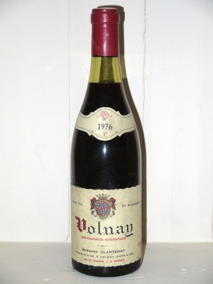 Vins grands crus Volnay Volnay 1976 Domaine Bernard Glantenay
