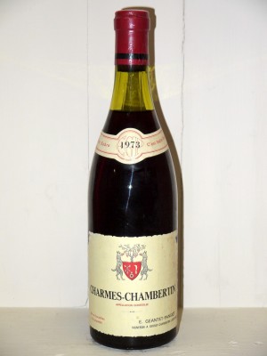Millesime prestige Gevrey-Chambertin Charmes-Chambertin 1973 Domaine Geantet-Pansiot
