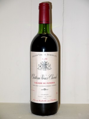 Vins grands crus Pomerol - Lalande de Pomerol Château Vieux Chevrol 1982